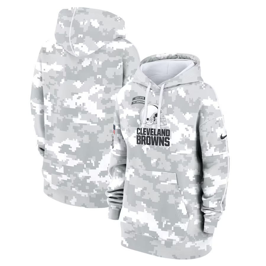 Women Cleveland Browns 2024 Nike NFL hoodie->women nfl jersey->Women Jersey